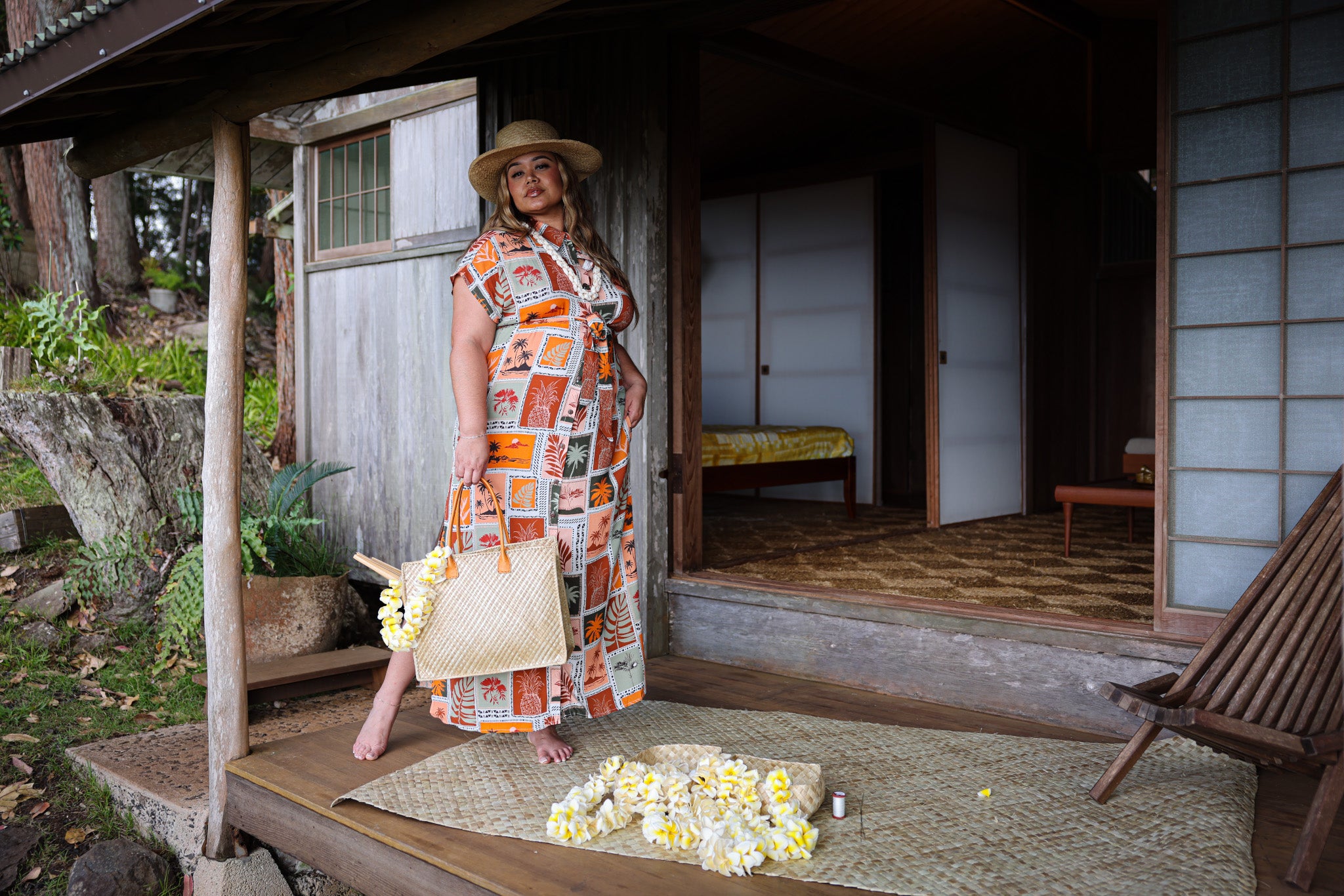 ‘Aumoana Lagoon Collar Dress