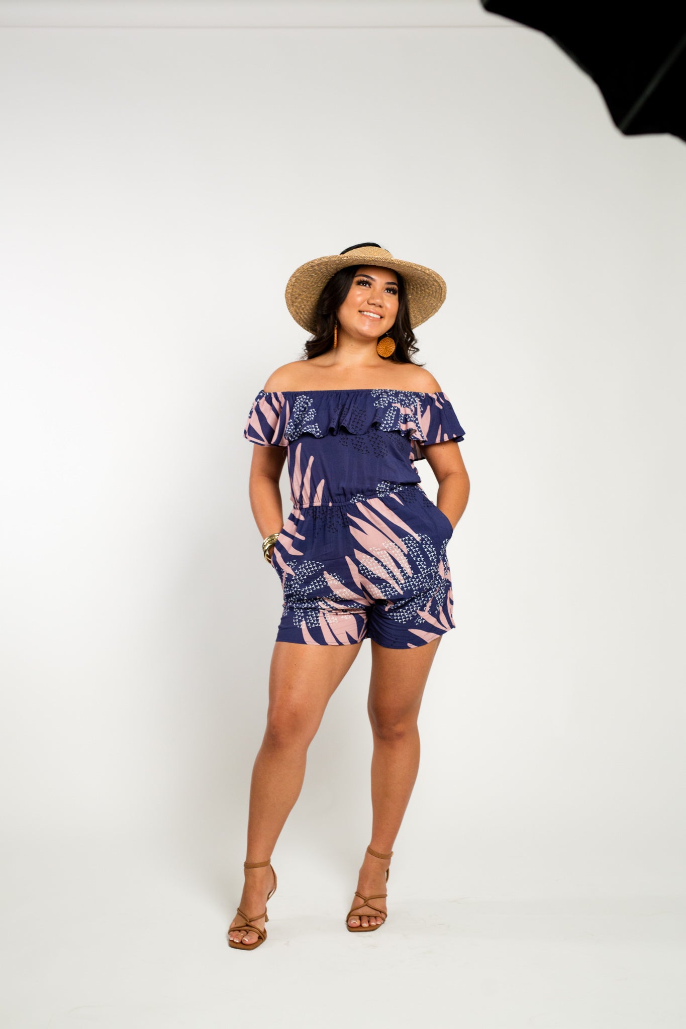 Launiu Off The Shoulder Romper