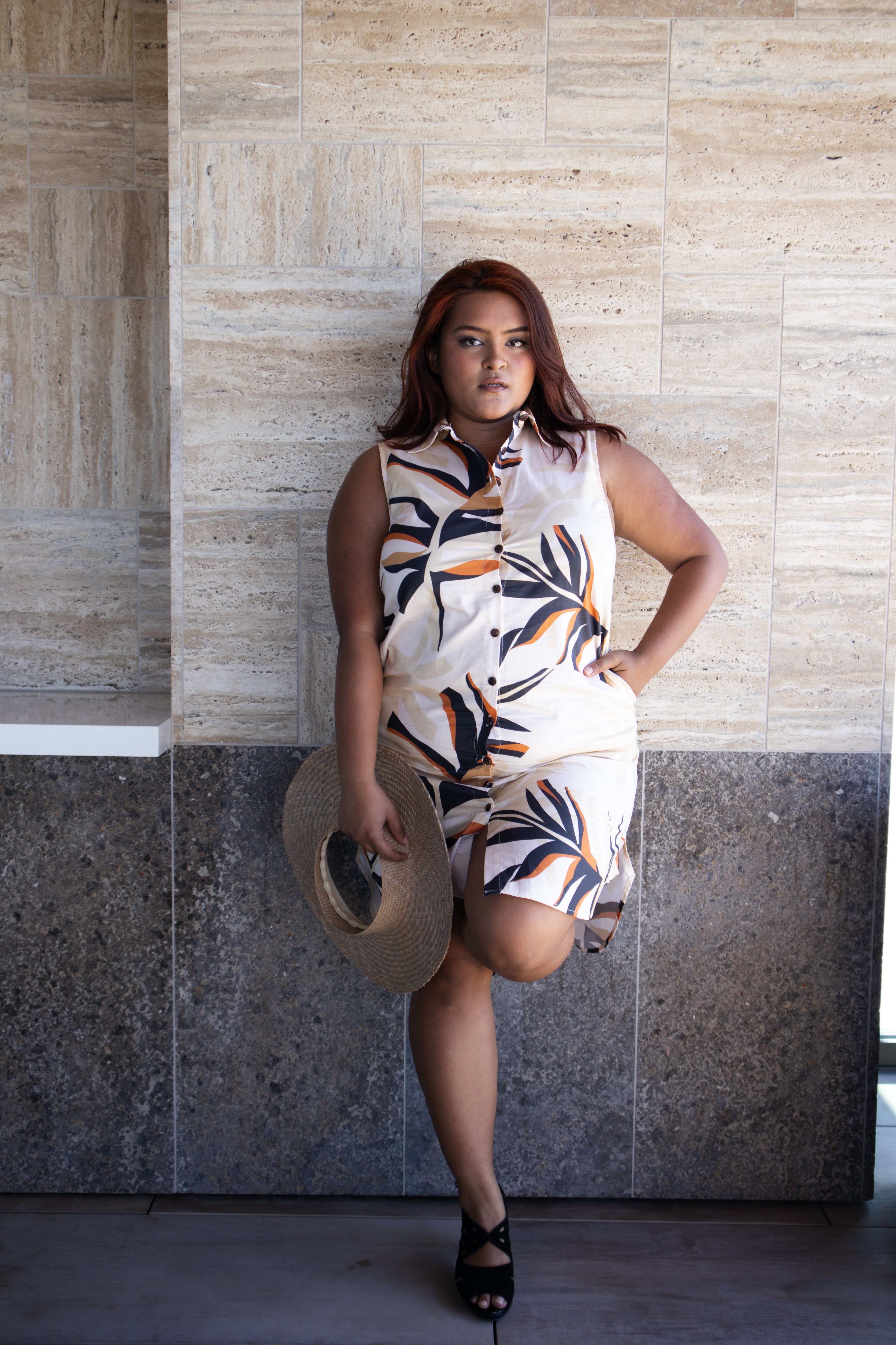 Waokanaka Button Down Dress