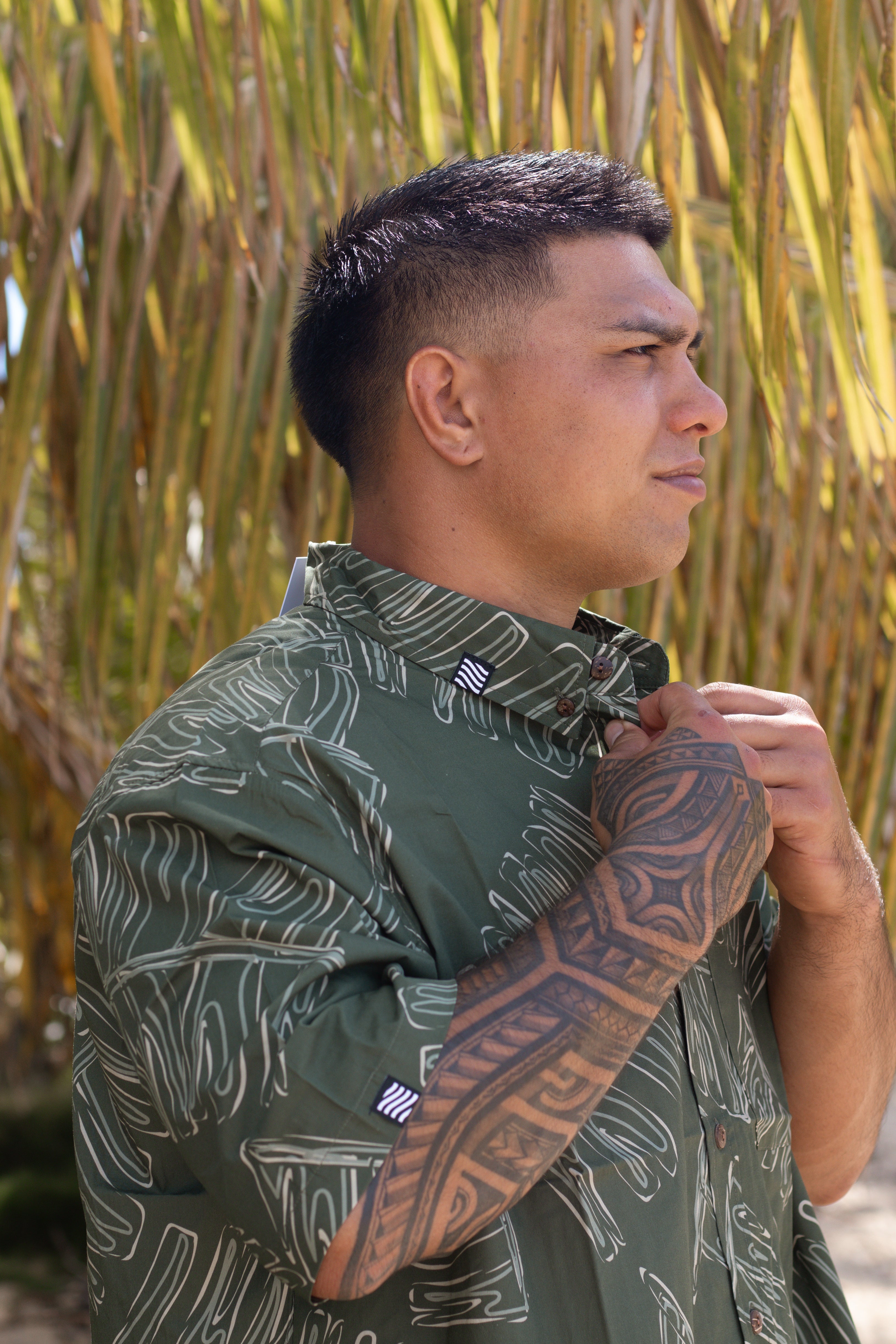 Lana’i Collard Button Down