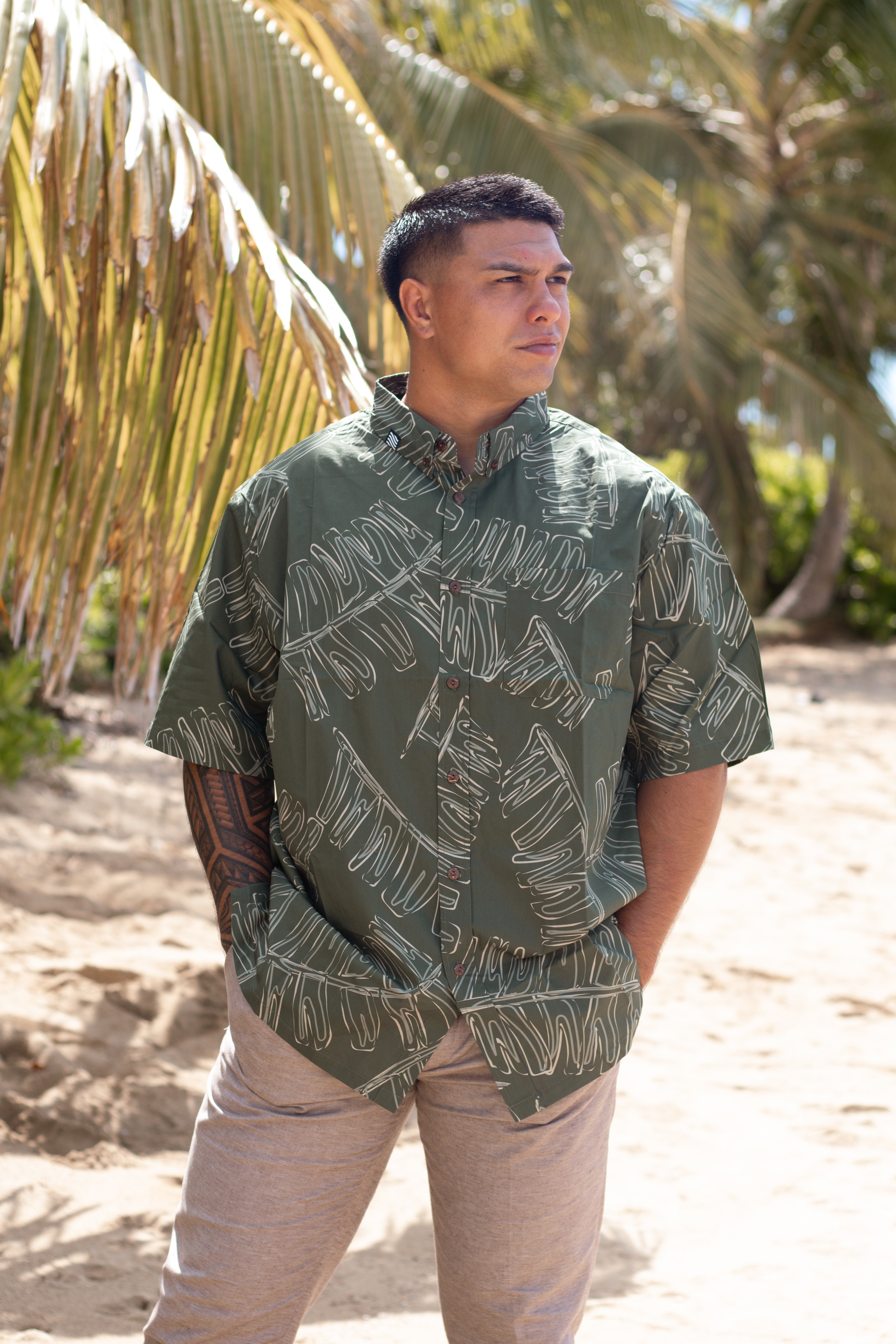 Lana’i Collard Button Down