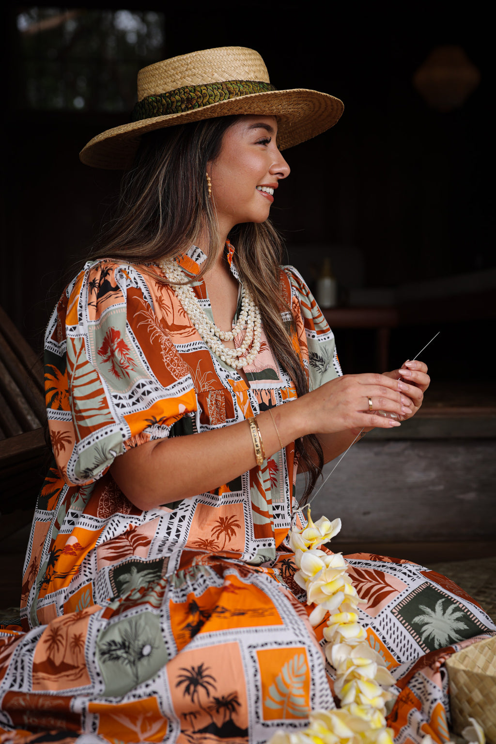 Aumoana Heritage Mu'umu'u Dress