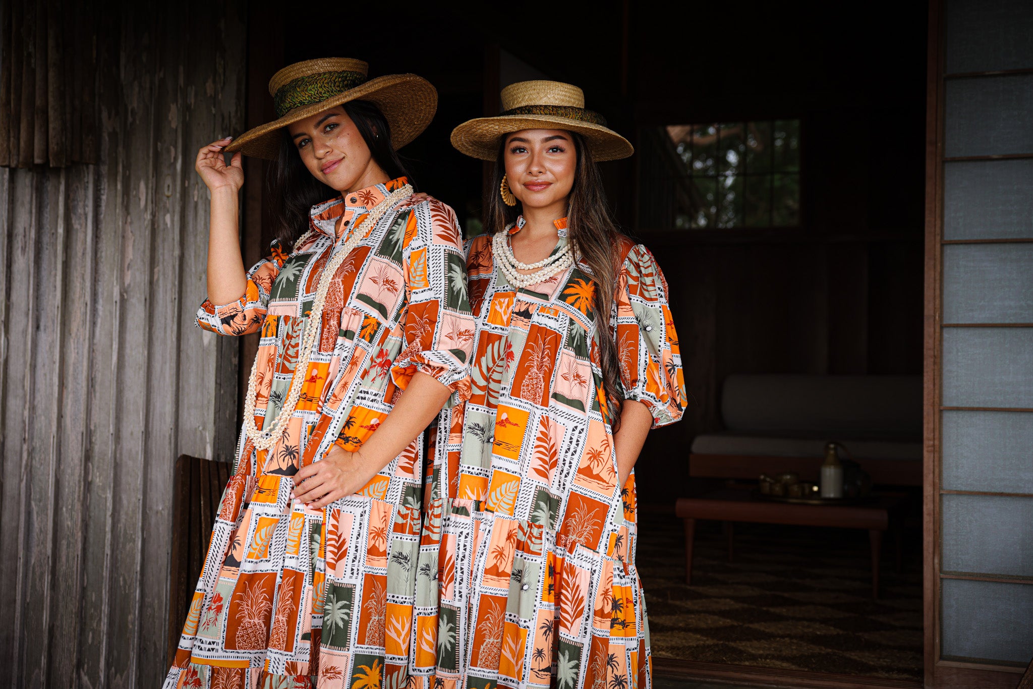 ‘Aumoana Heritage Collar Mu’umu’u Dress