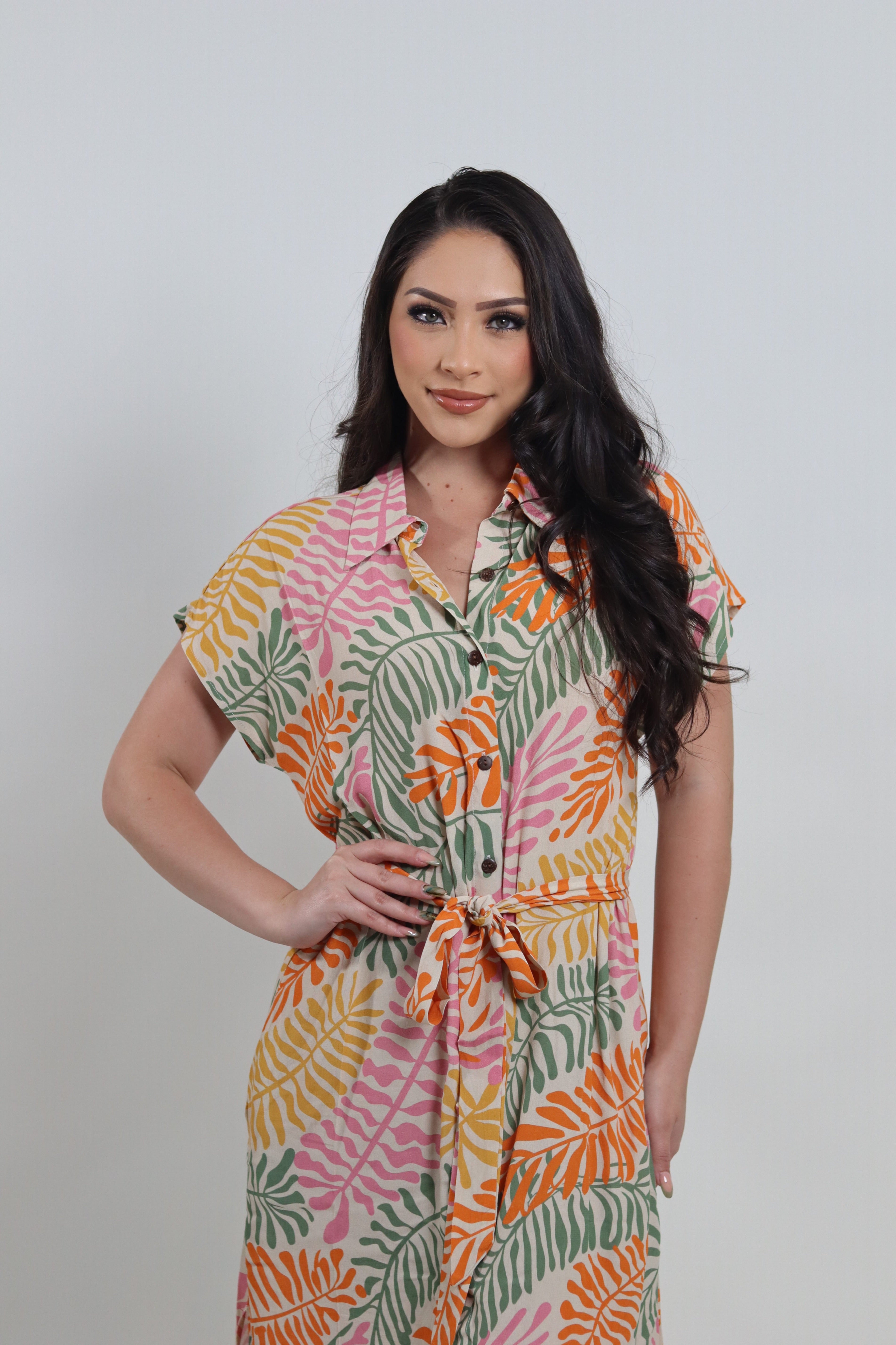 Aloha 70’s Lagoon Collar Dress