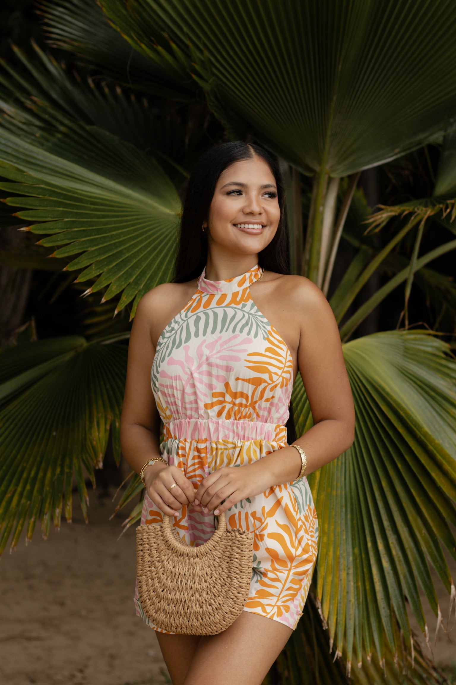 Aloha 70’s Tiare Tie Romper