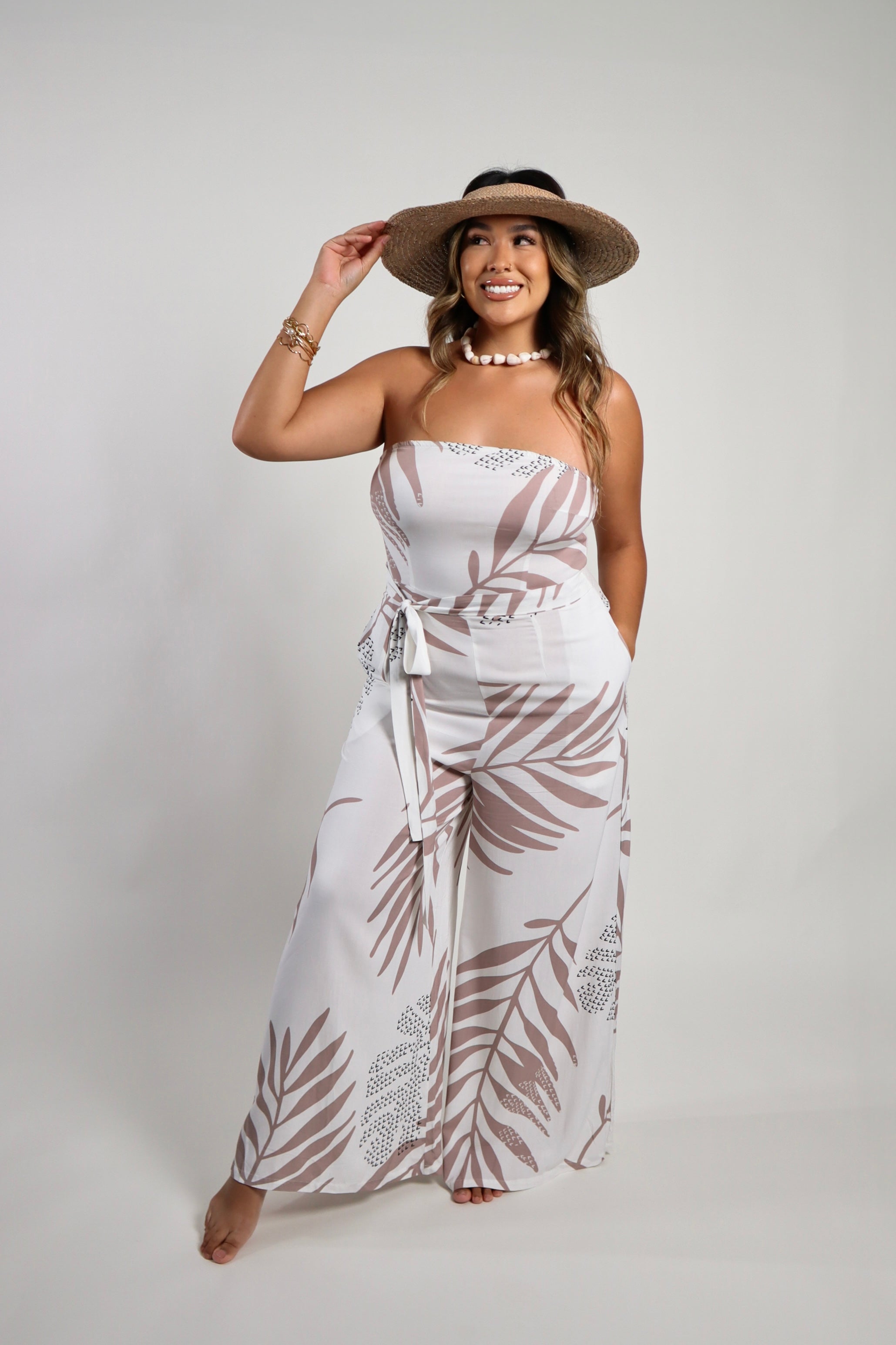 Nia Launiu Sleeveless Jumpsuit